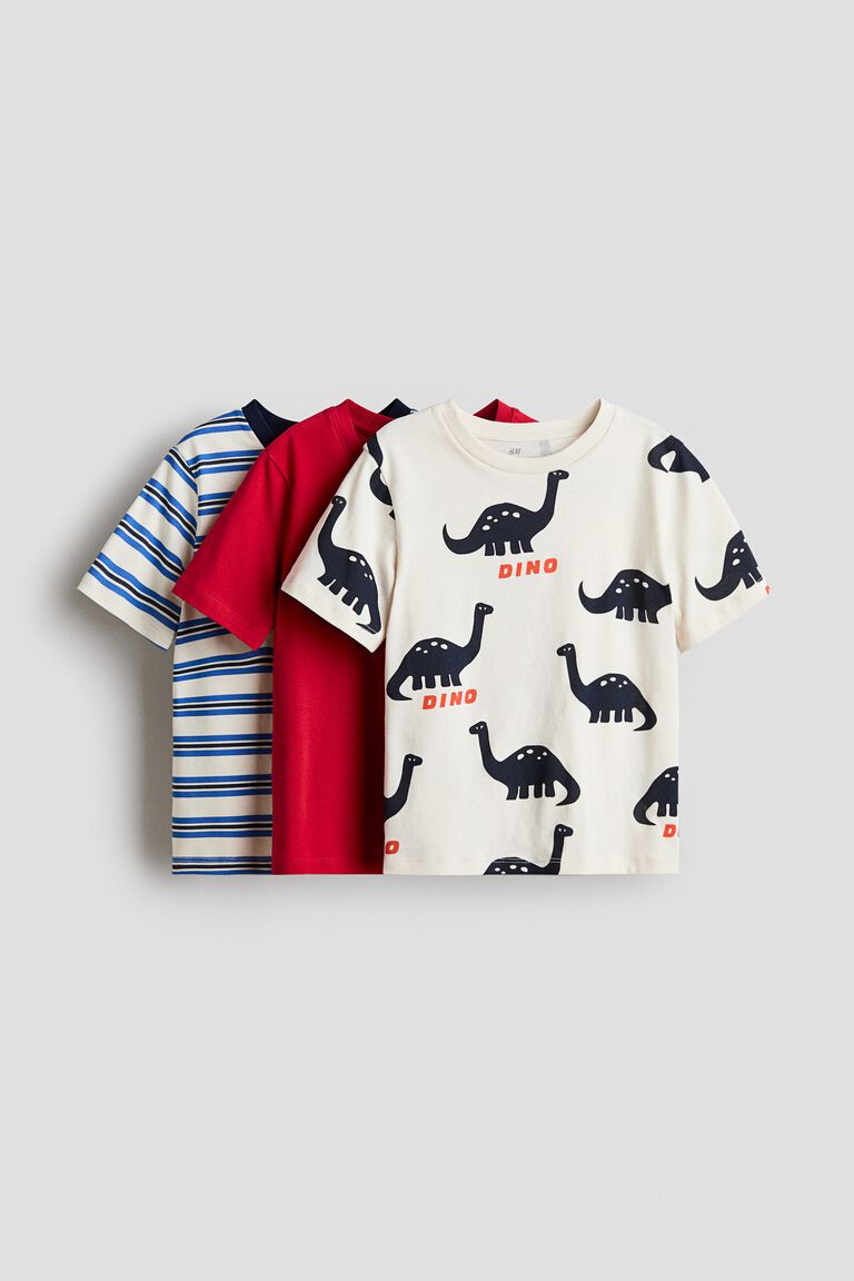 3-pack cotton T-shirts