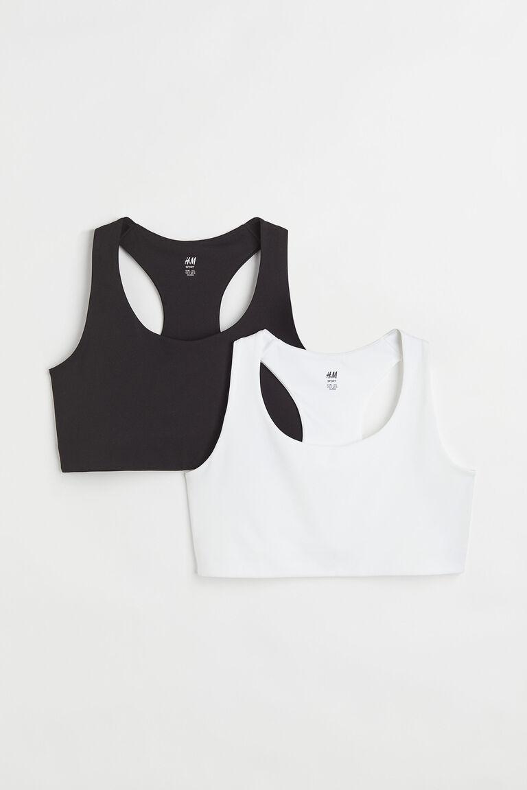 H&M+ 2pack Medium support sports bras