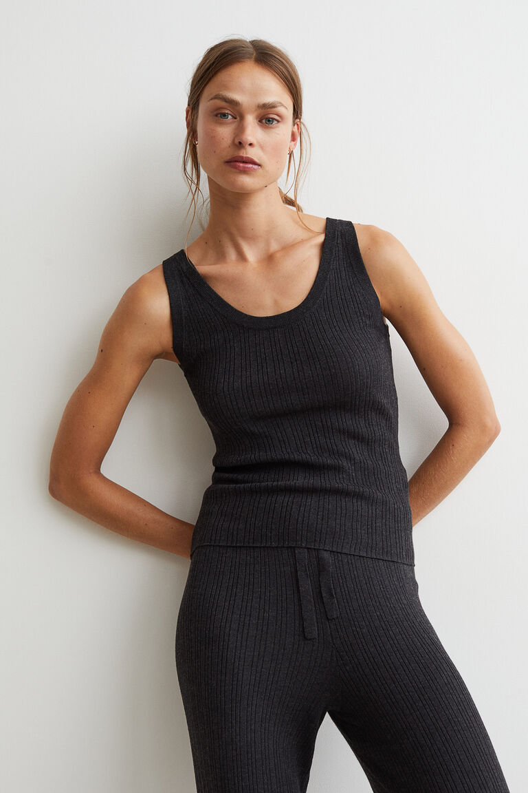 Marle - Rib Knit Vest Top