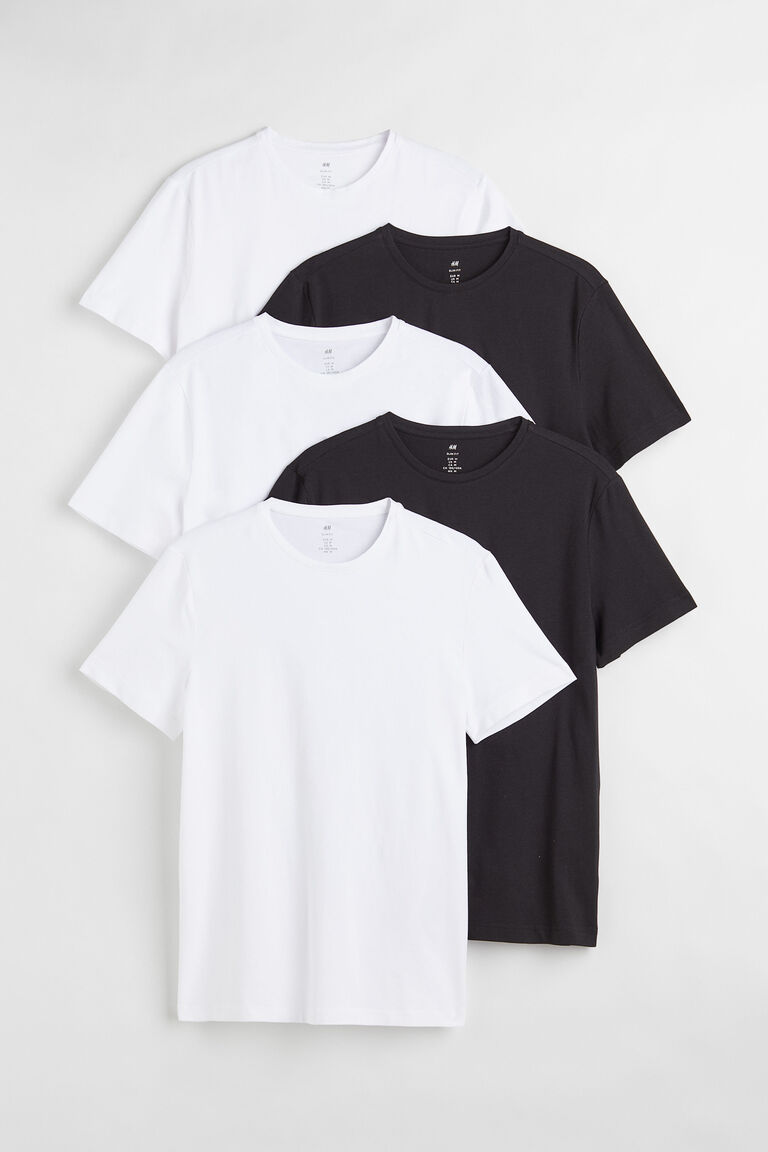 5pack Slim Fit Tshirts