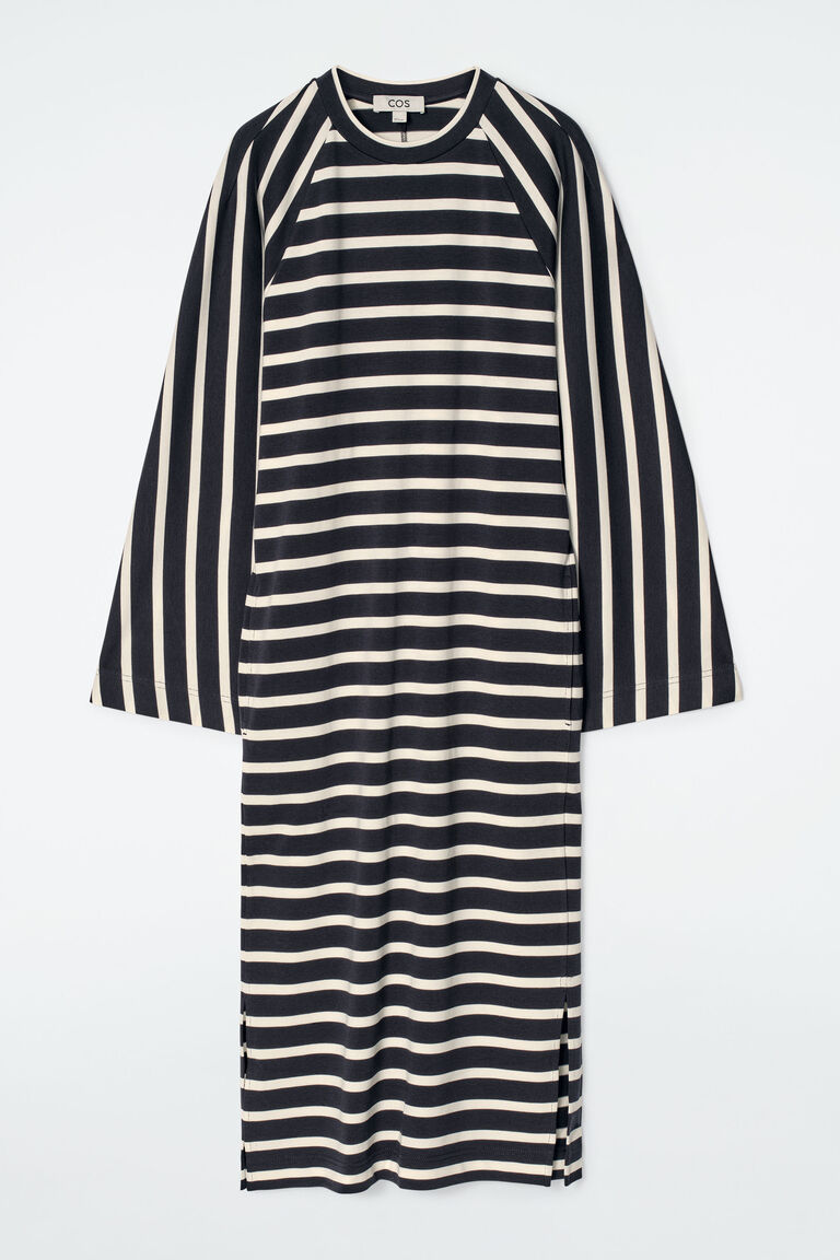 JERSEY MIDI COLUMN DRESS