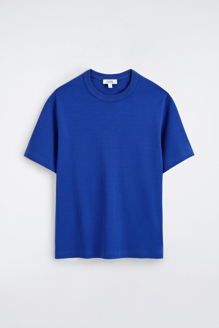 เสื้อยืดแขนสั้น ผ้าฝ้าย INTERLOCK คอกลม