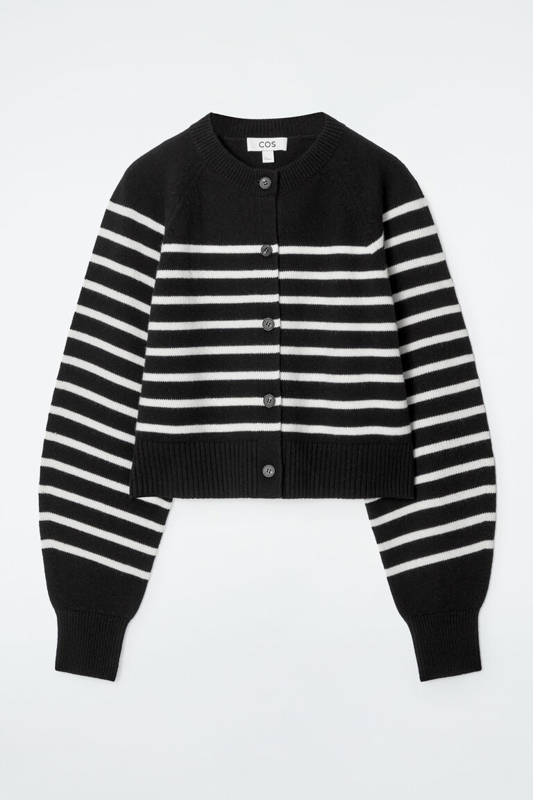 CROPPED WOOL CARDIGAN