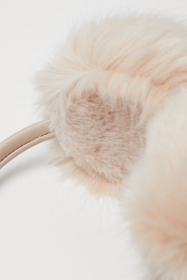 Faux fur earmuffs