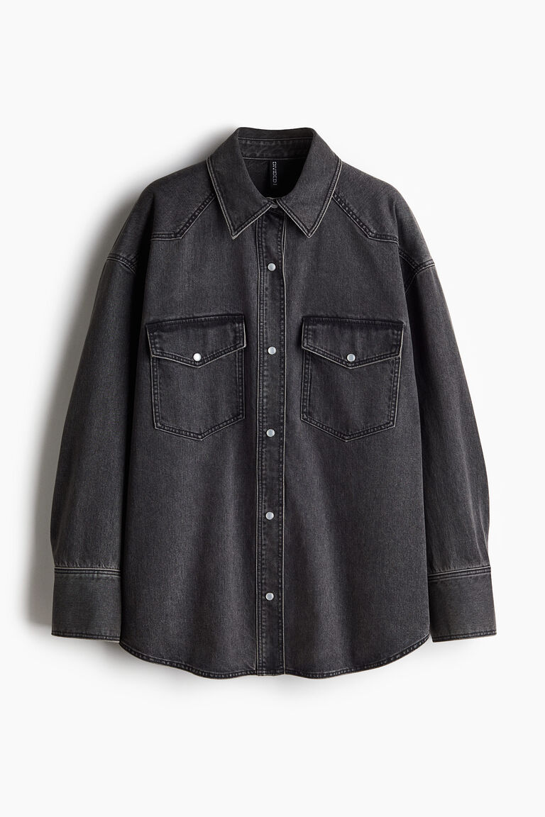 DONDUP 売れ筋商品|||ドンダップ シャツ トップス レディース Denim shirts Black DENHAMxWDS Dungarees Shirt アイテム詳細｜DENHAM（デンハム