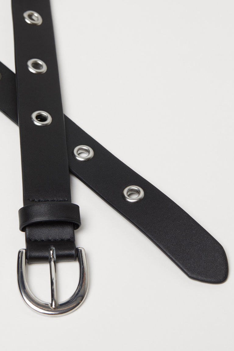 Belt with eyelets
