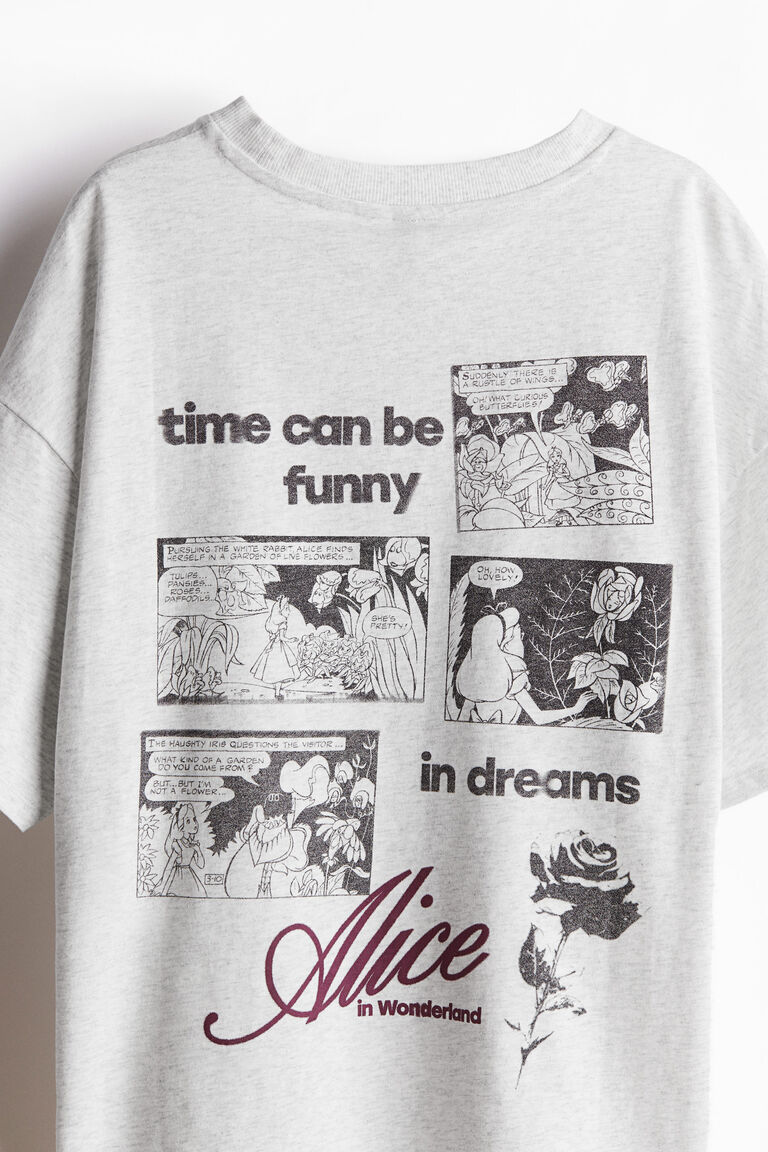 Clothing Woman T Shirt Donna Pull And Bear Oversized Printed T-shirt