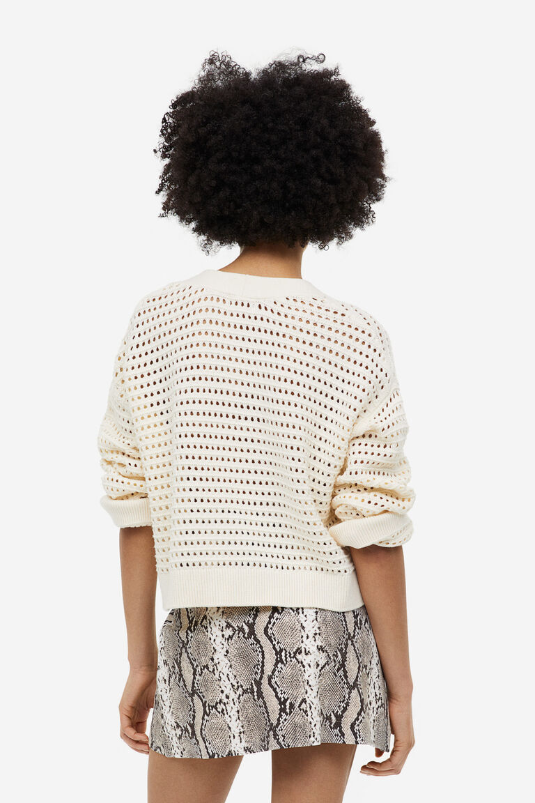 Nya Hw Slit Midi Skirt Apricot Cream Aop M