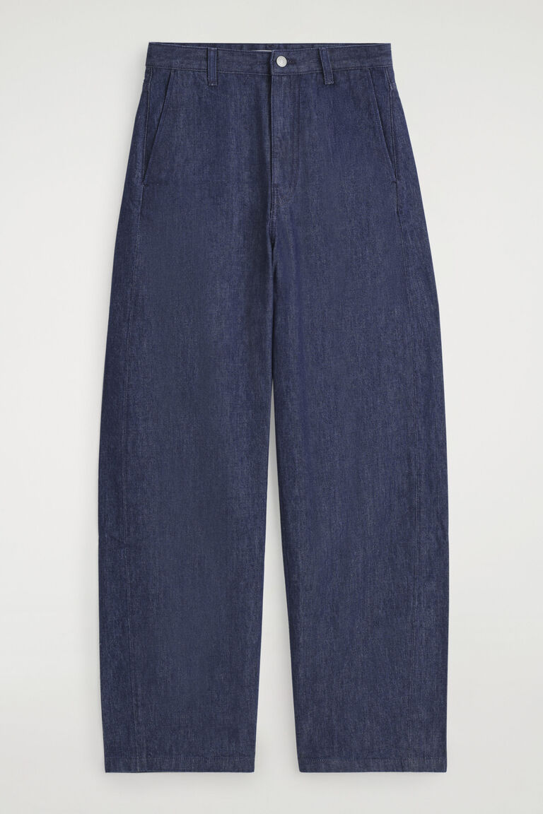 WIDE-LEG DENIM TROUSERS