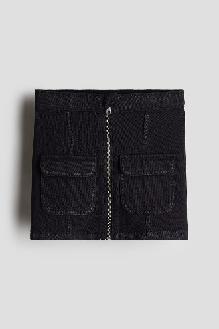 Cotton twill skirt