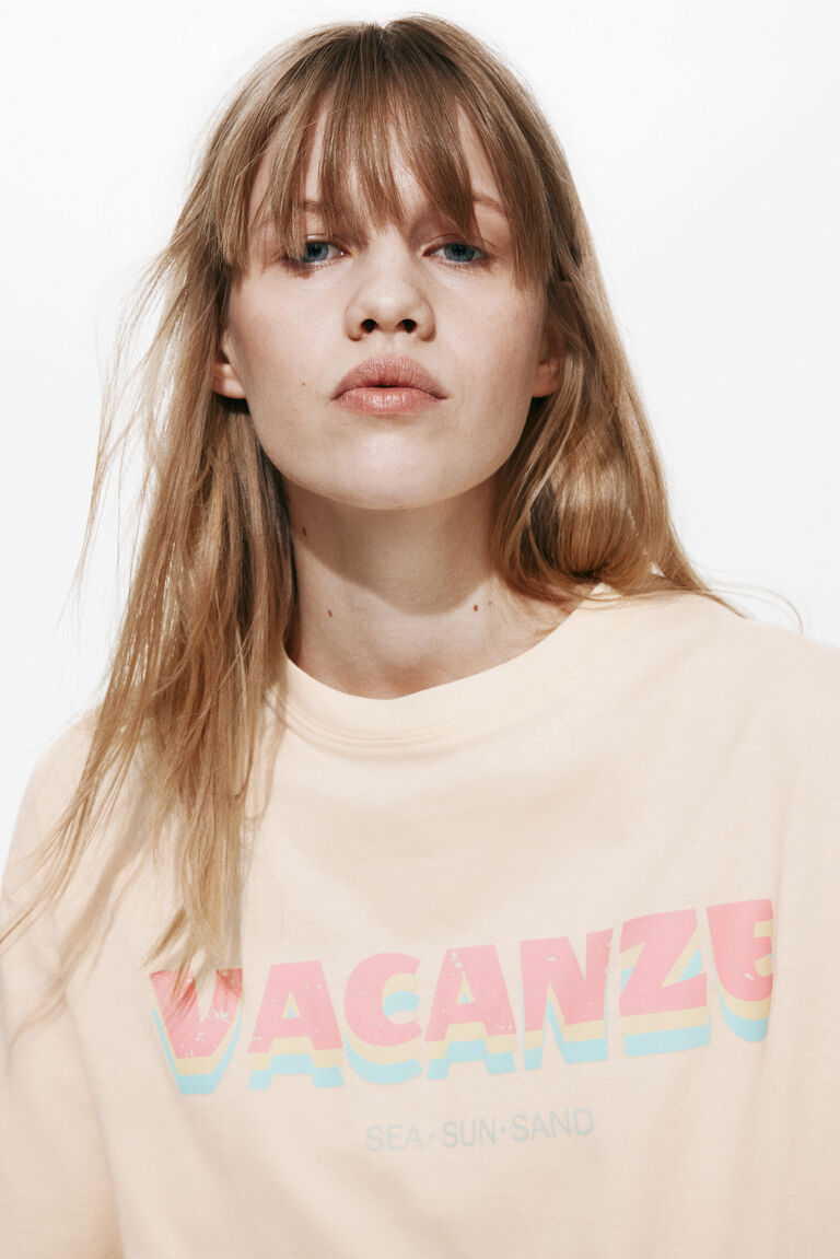 Oversized printed T-shirt