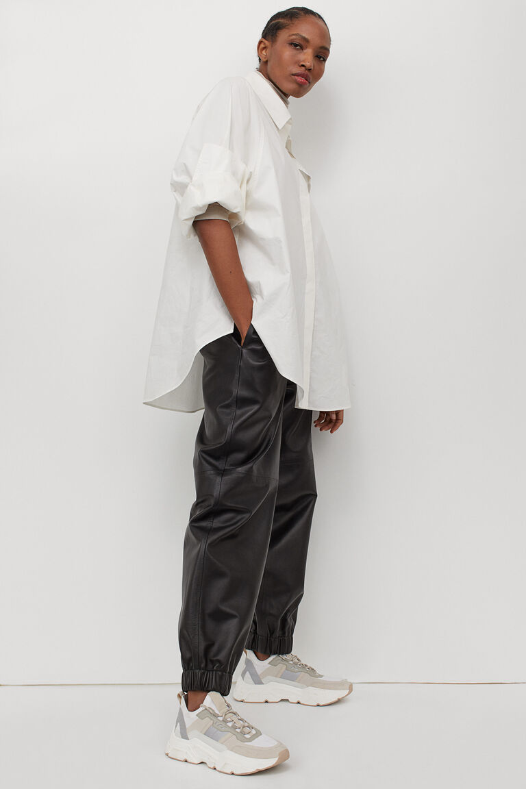 H&m leather joggers Clearance