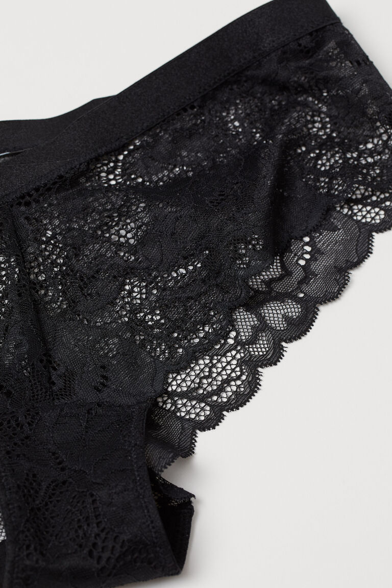 Lace hipster briefs