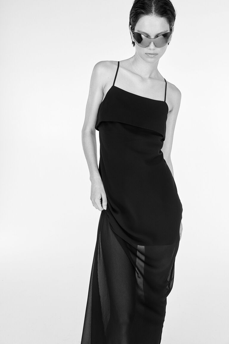 Chiffon strappy dress
