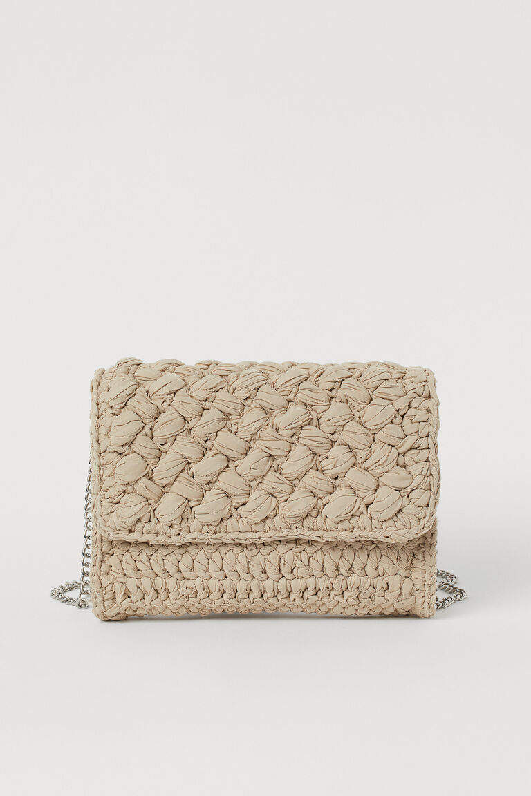Crocheted shoulder bag