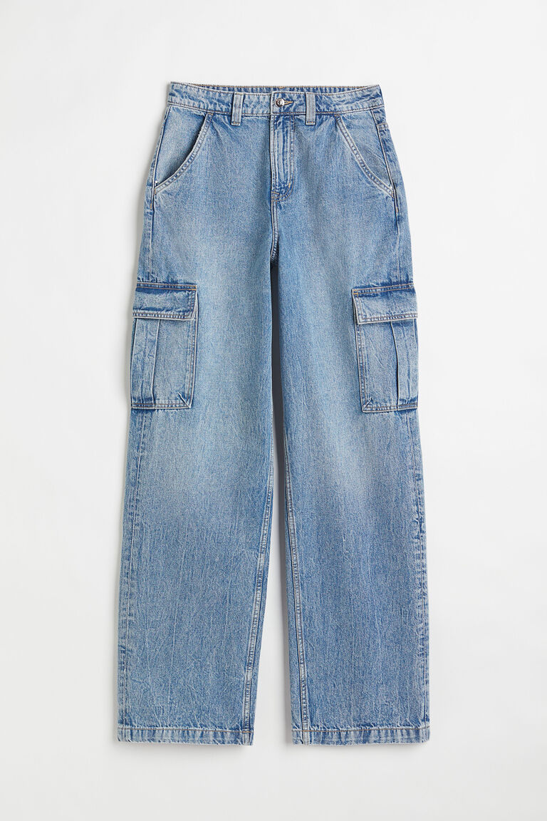 baggy high waisted jeans