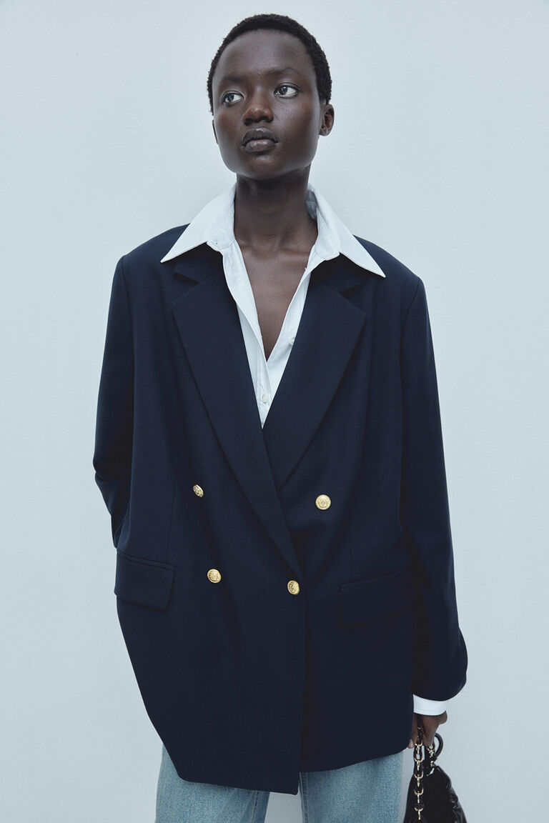Double-breasted blazer