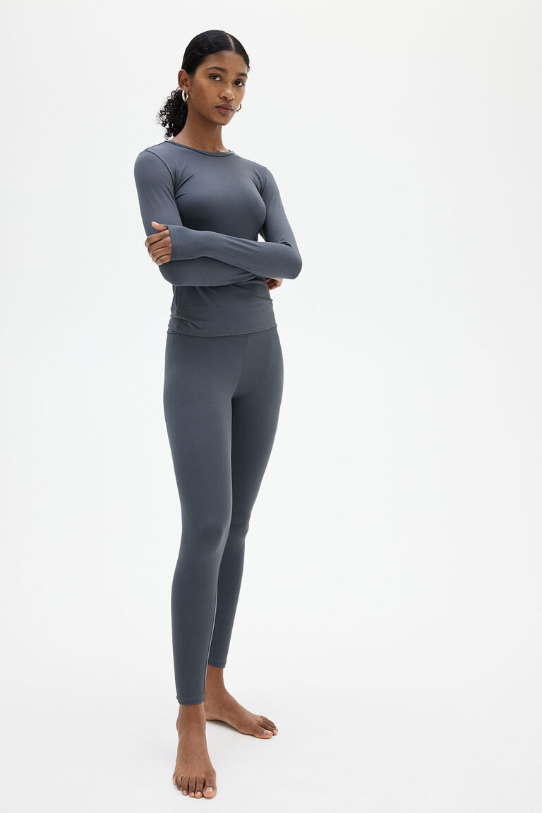 Long-sleeved Microfiber Top
