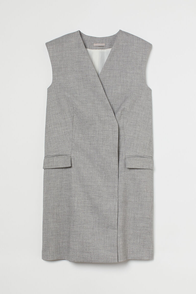 Sleeveless jacket dress