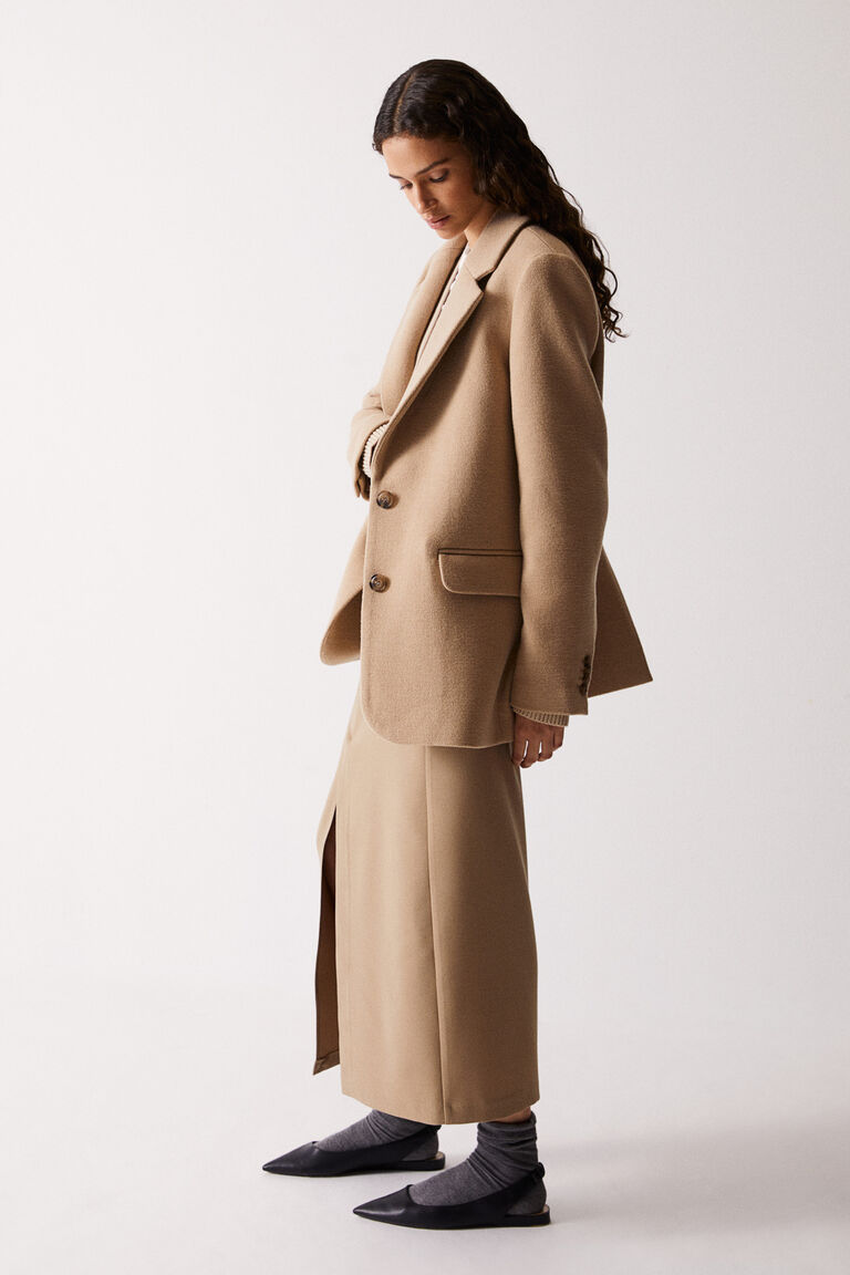 ジャケット Single-breasted jacket MH1914_14HO_F0C56_S_OOO ssstein OVERSIZED SINGLE BREASTED JACKET・BLACK - tity