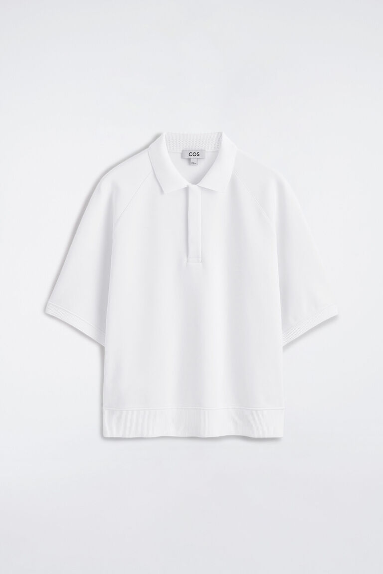 SCUBA-JERSEY POLO SHIRT