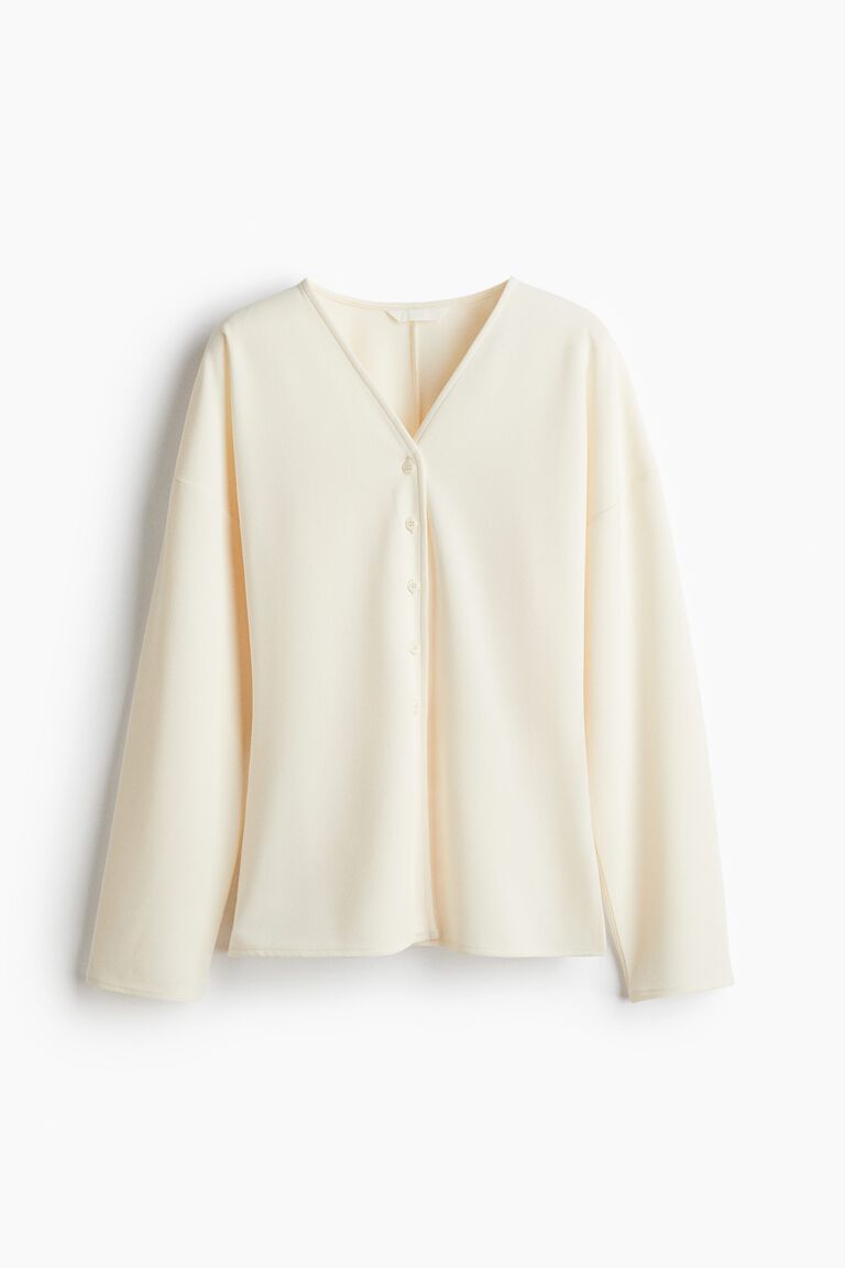 H＆M(*ˊᵕˋ*)੭ ੈ❤︎  Button-front top