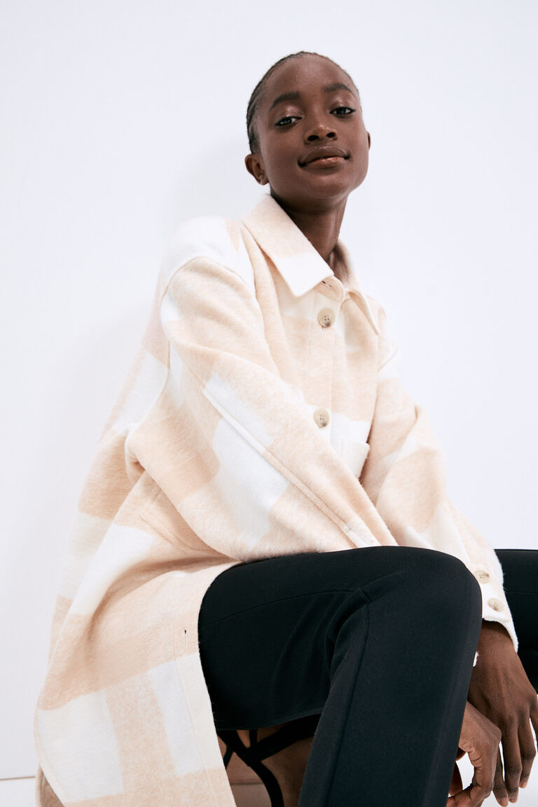 Felted shacket