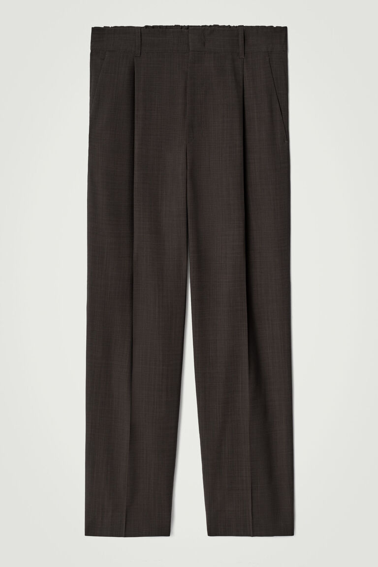 NO RETURN & EXCHANGE - FLUID LIGHTWEIGHT WOOL TROUSERS