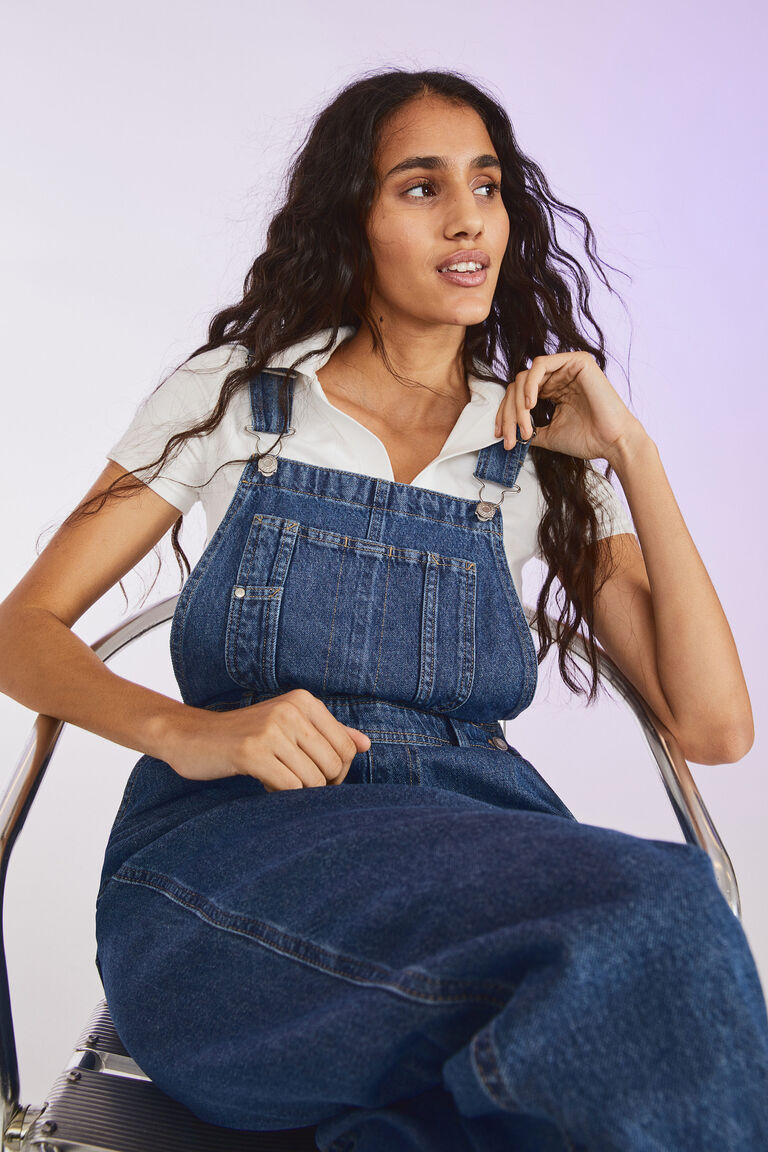 Mom Fit Denim dungarees