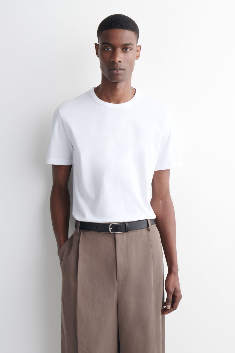 BRUSHED-COTTON T-SHIRT