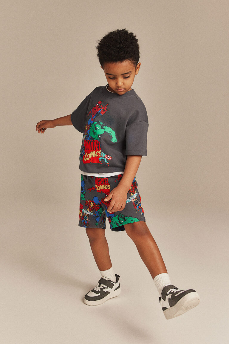 2-piece printed sweatshirt set