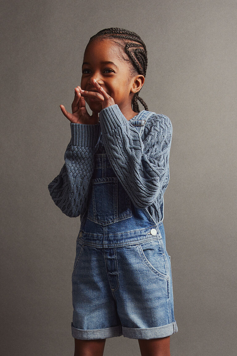 Dress Childrens Dungarees H&m Denim Dungarees Dark Grey Kids