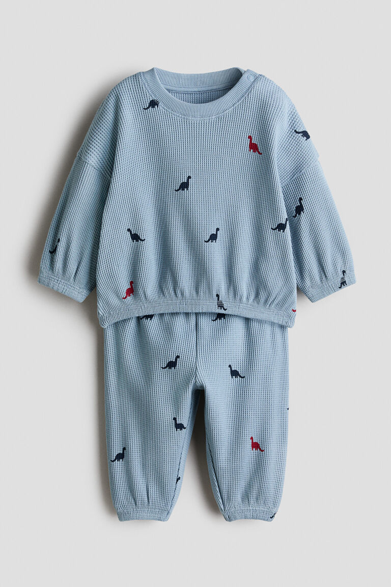 2-piece printed cotton set