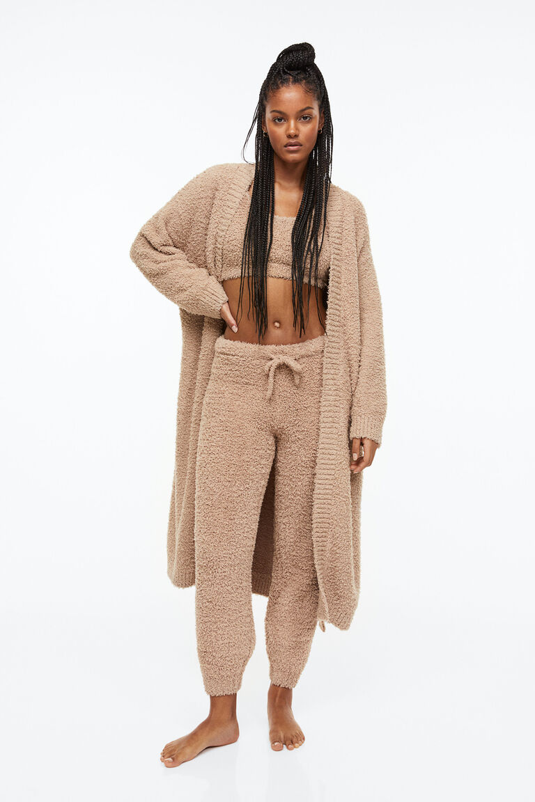 Fluffy dressing gown