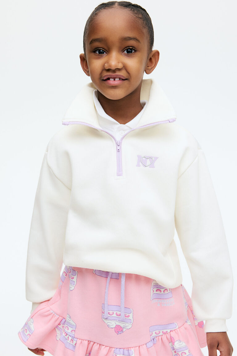 Zip-top sweatshirt