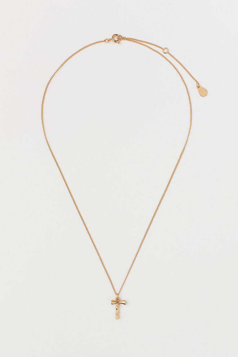 Goldplated pendant necklace