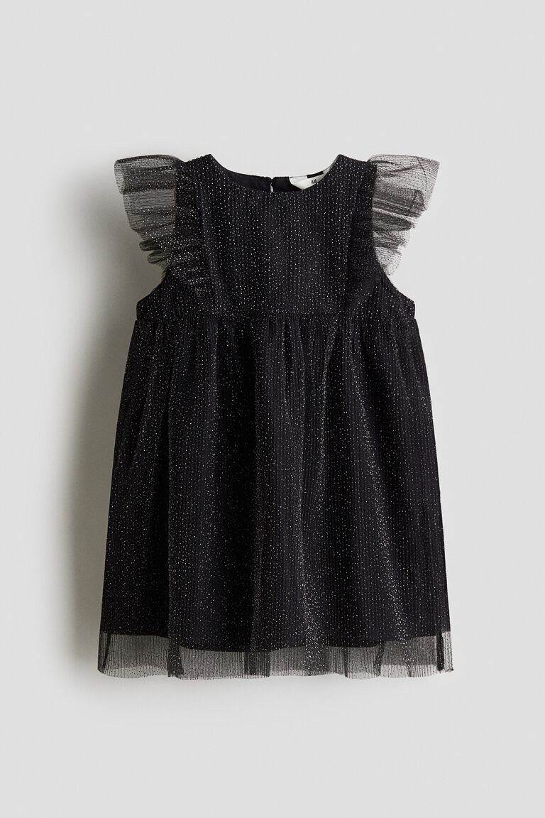 Flounced tulle dress