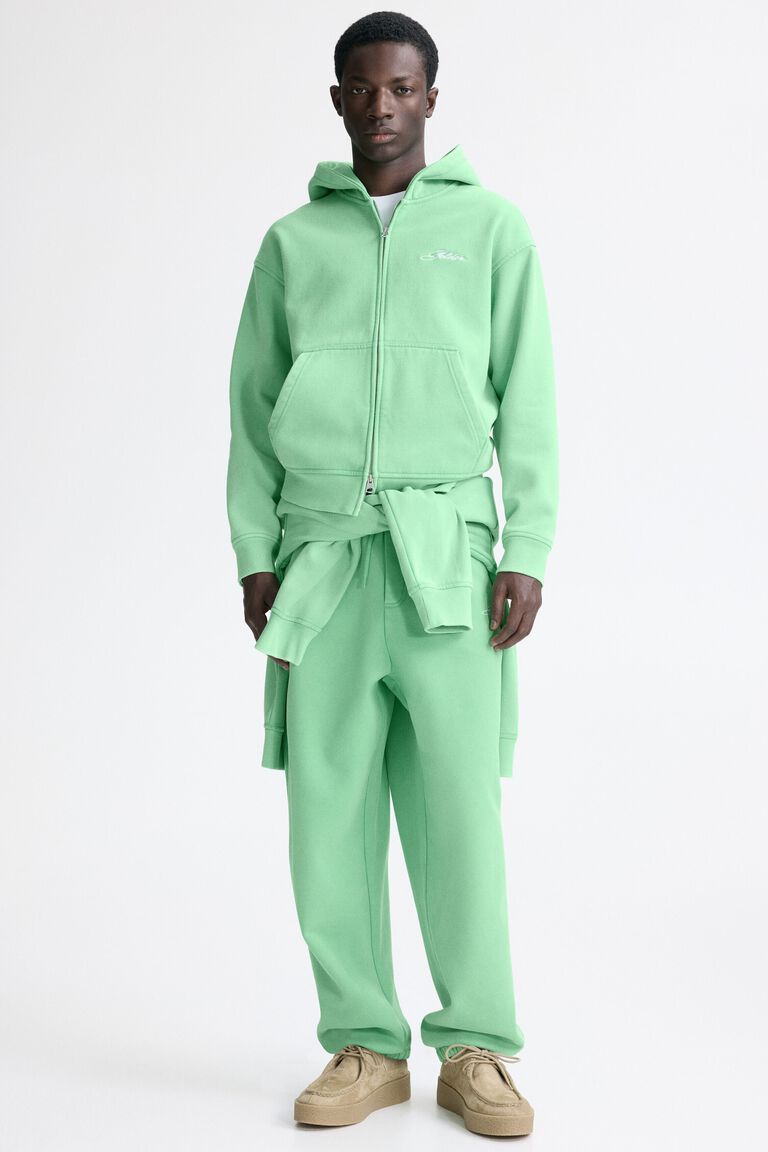 Loose Fit Boxy zip-through hoodie