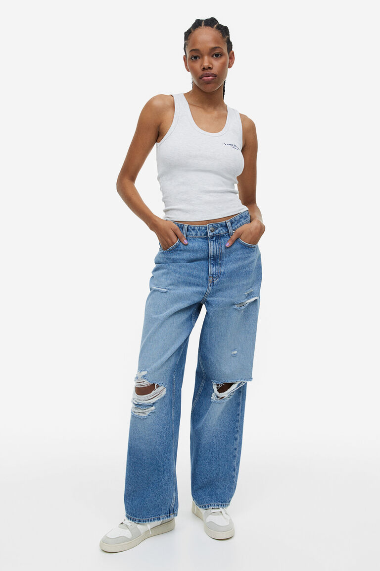 Cord Detailed Vest Top