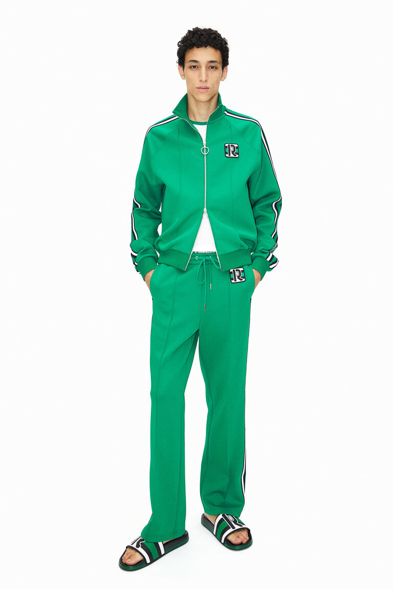 Appliquéd track pants