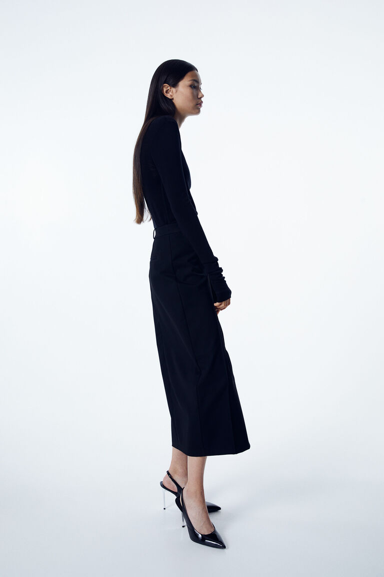 Twill & Mesh Skirt main image 1