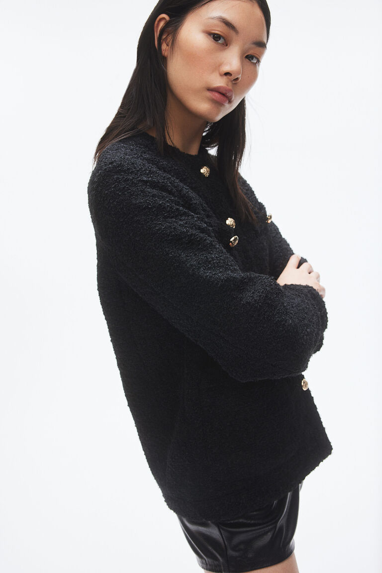 ジャケット・アウター herlipto  Boucle Jacket - black 710e091a7989fde1b9af922b12b564