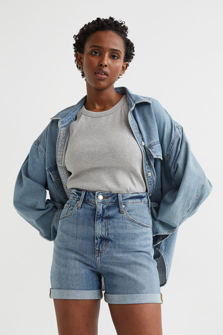 Mom Ultra High Denim shorts