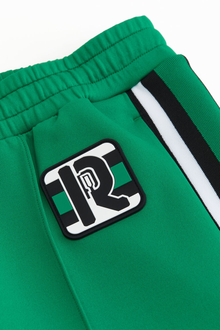 Appliquéd track pants