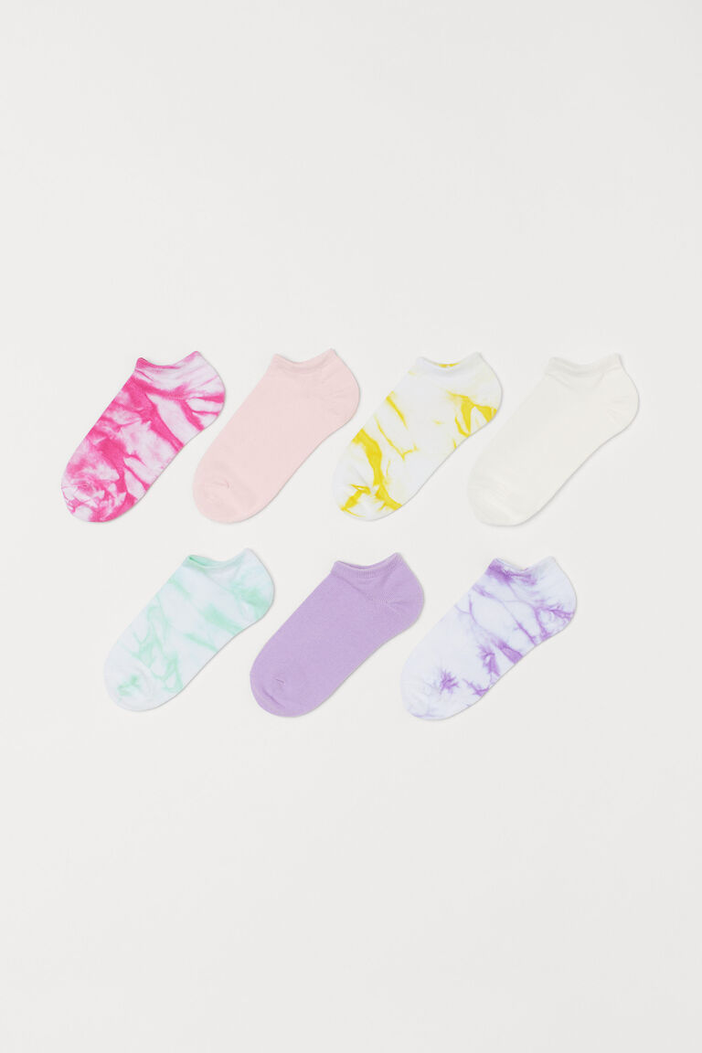 purple trainer socks