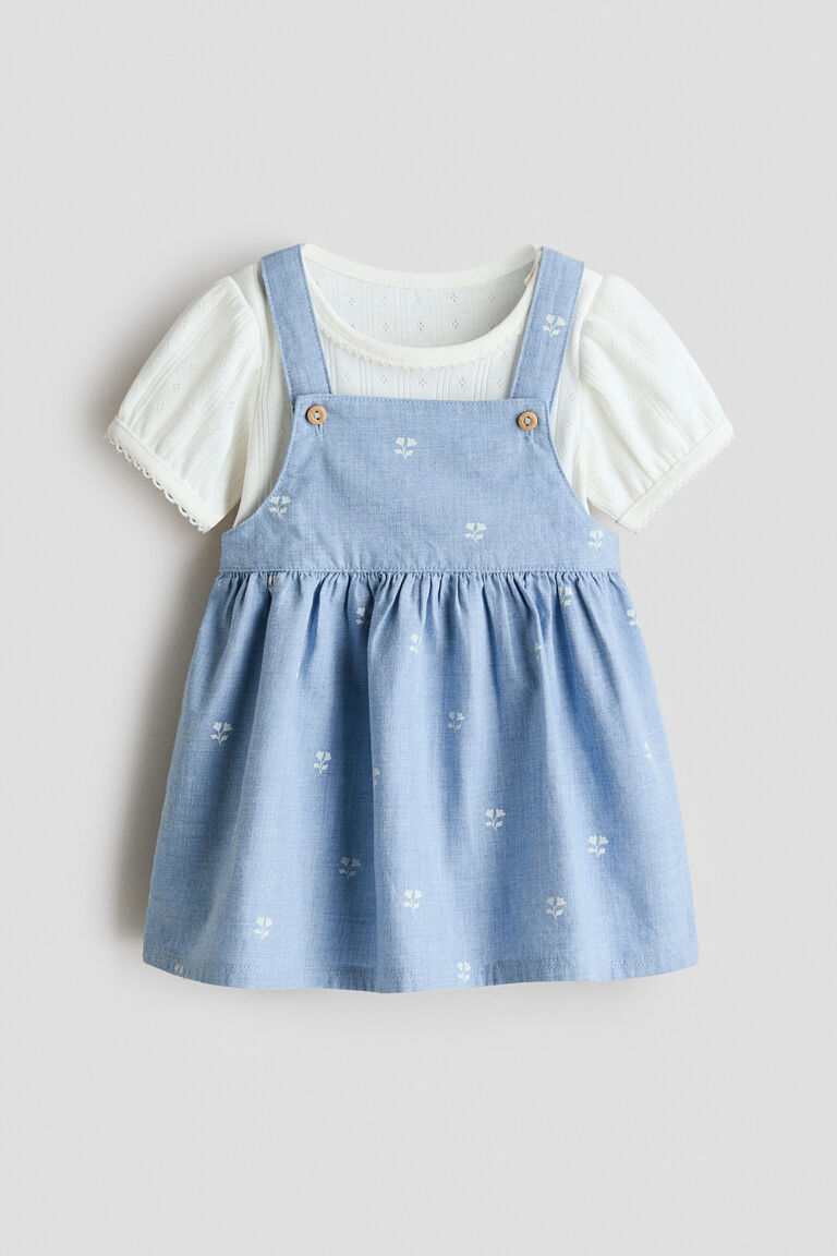 2-piece dress and bodysuit set
