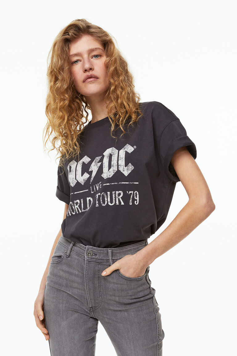 Oversized printed T-shirt