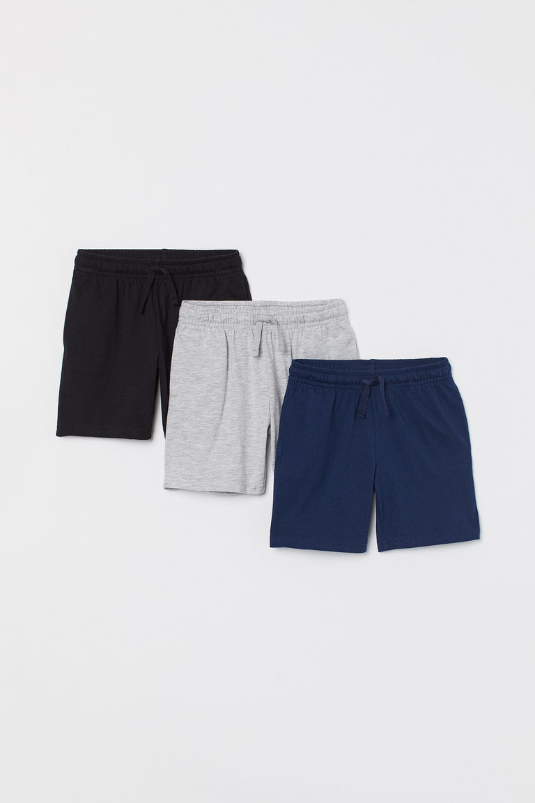 3pack cotton jersey shorts