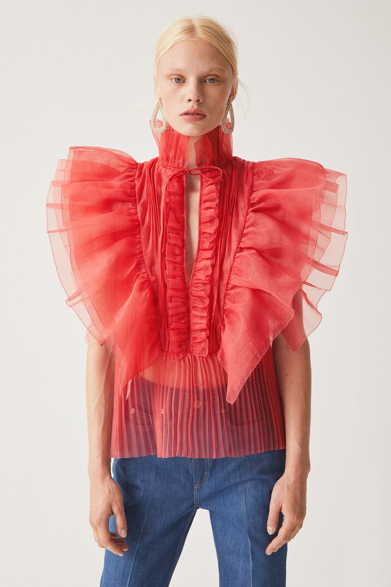 Organza blouse h&m Clearance