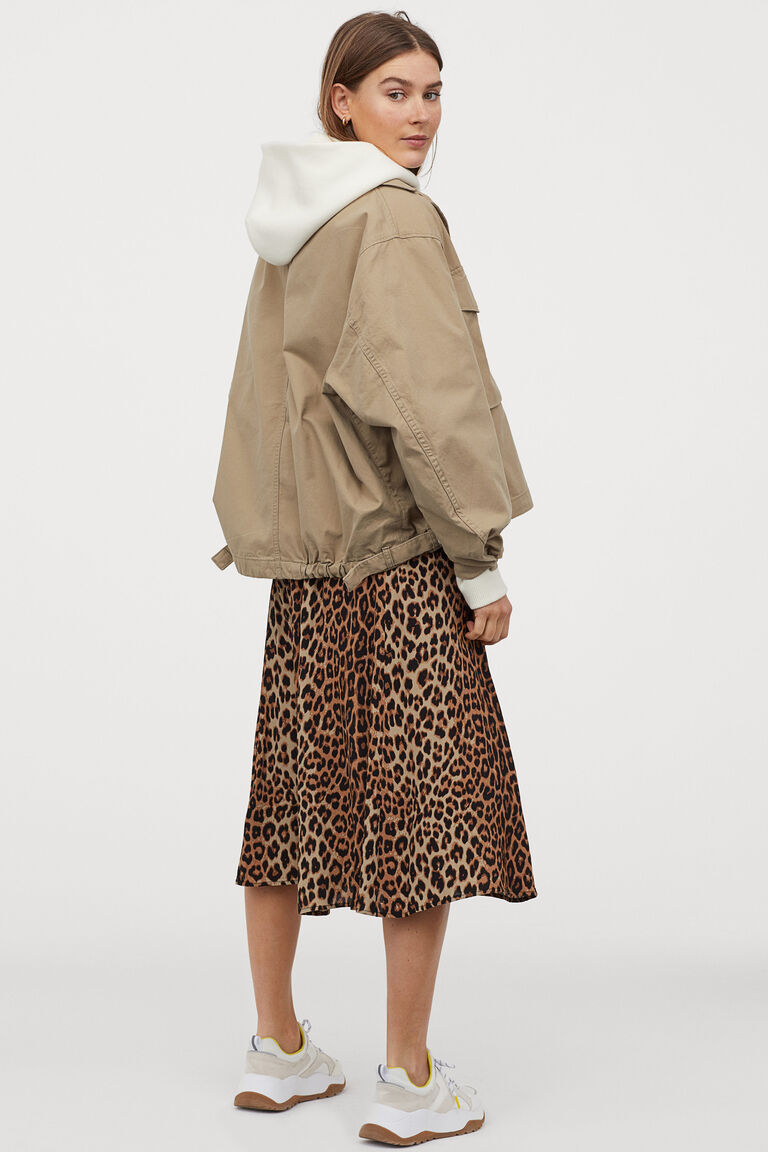 H&m boxy twill coat Clearance